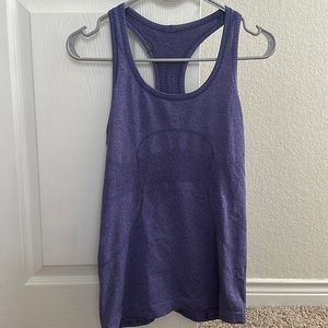 Lululemon swiftly tech tank top size 6 purple